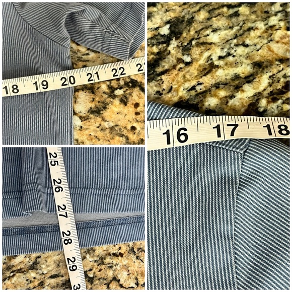 Travis Mathew Grey Striped Great The Zinna Polo Preppy Golf Rugby Mens Outdoor - Picture 6 of 10